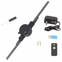 3D Hologram Projector Fan Display 100‑240V Support WiFi APP Control LED Beads for Holiday Event Showcase 3D Advertising Machine