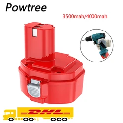 Powtree 3500mAh/4000mah Battery for MAKITA 14.4V Battery Pow Tool PA14,1422,1420,1433, 1434, 1435，6280D 6237D 6337D 8281D 6228D