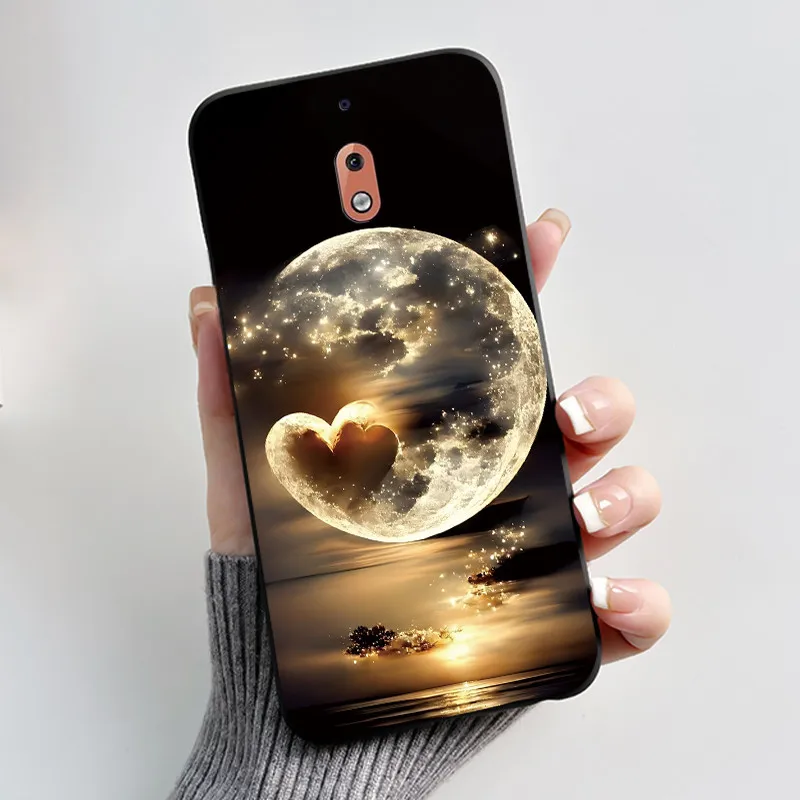2026 New Popular Black Phone Case For Nokia 2.1/Nokia 2 2018 Soft Shockproof Cover Cute Unique Design Rabbit Lamp Pattern - view 3