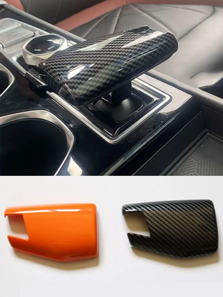 

for Changan UNIV UNI-V CS75Plus EADO Plus 2022 2023 2024 Carbon Fiber Gear Shift Lever Cover Mat Protective Sticker