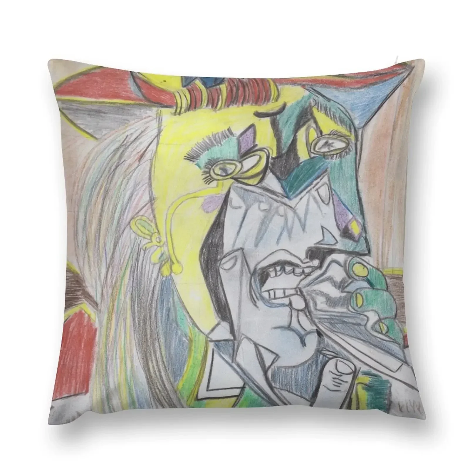 

Weeping Woman Throw Pillow Luxury Sofa Cushions Pillow Cover pillow