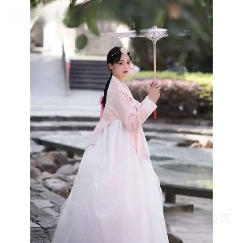 

High Quality |Yanji Hanbok Korean New Gao Ding Court Costume Performance Stage Daily