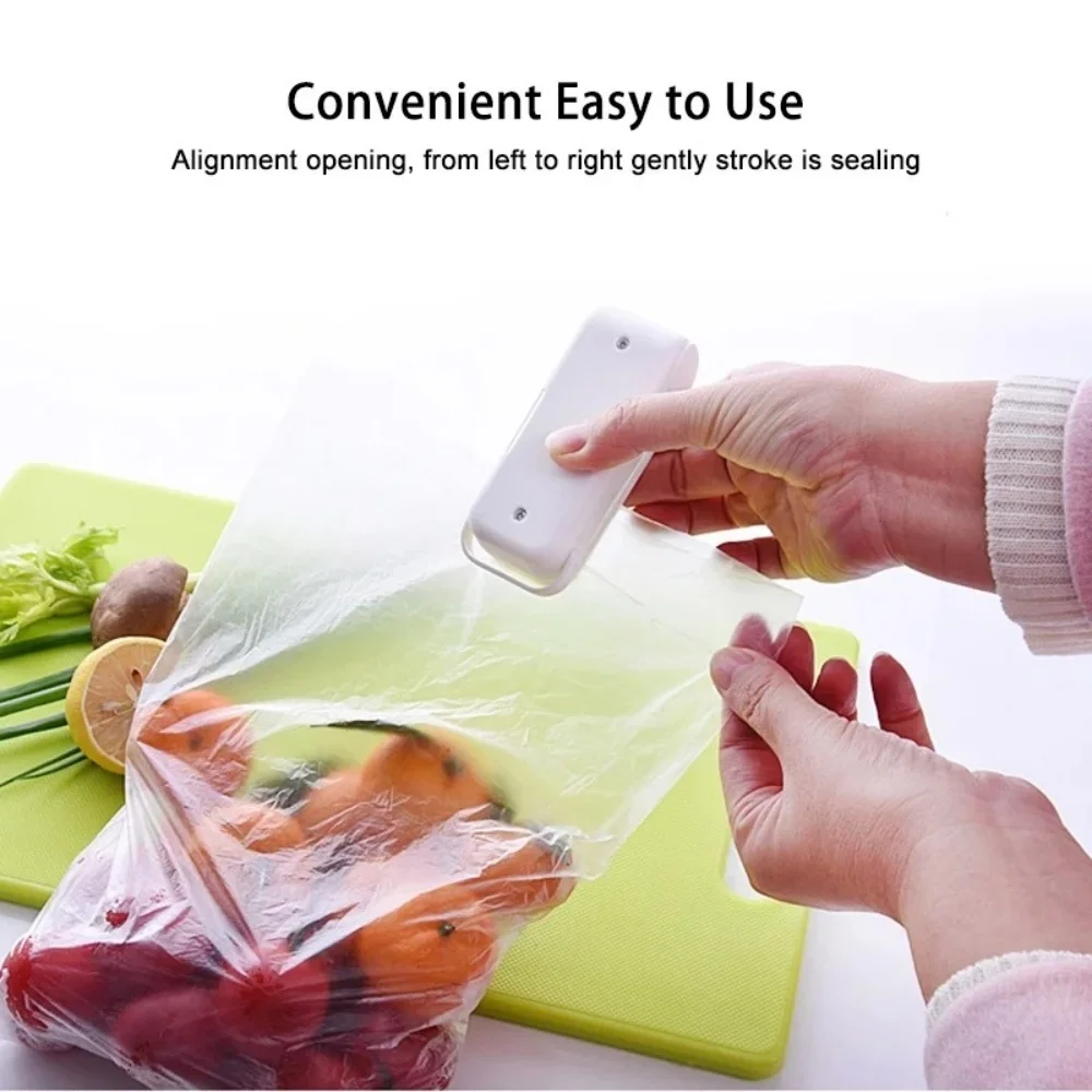 Sealing Machine Snack Sealer Snack Bag Clips Plastic Sealing Machine Small Household Snacks Moisture-Proof Food Sealing Artifact image 4