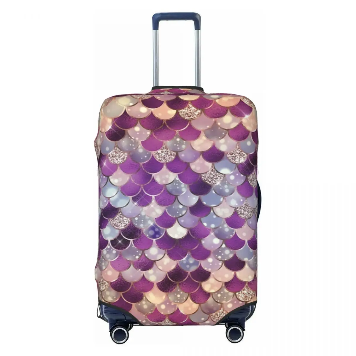 

Mermaid Bokeh Pattern Print Luggage Protective Dust Covers Elastic Waterproof 18-32inch Suitcase Cover Travel Accessories