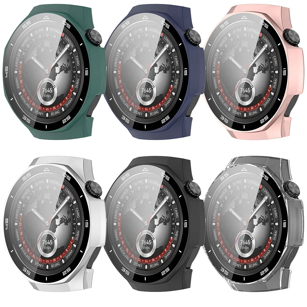 Full Protective Case For Huawei Watch GT 5 pro 46mm Screen Protector Case GT5 pro 46MM Cover pc 2in1 Shell+tempered glass Film - Image 6