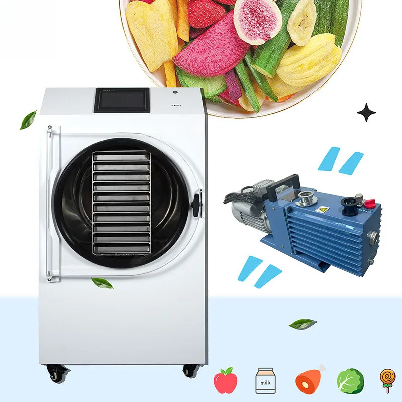 

Industrial 2kg-50kg Dried Strawberry Coffee Equipment Vacuum Freeze Dryer For Sale