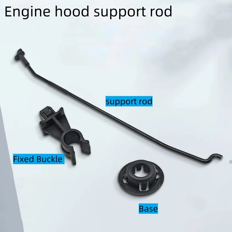

For Nissan QASHQAI 2008-2015 Front Engine Hood Support Rod Strut Buckle Iron Pole Auto Parts
