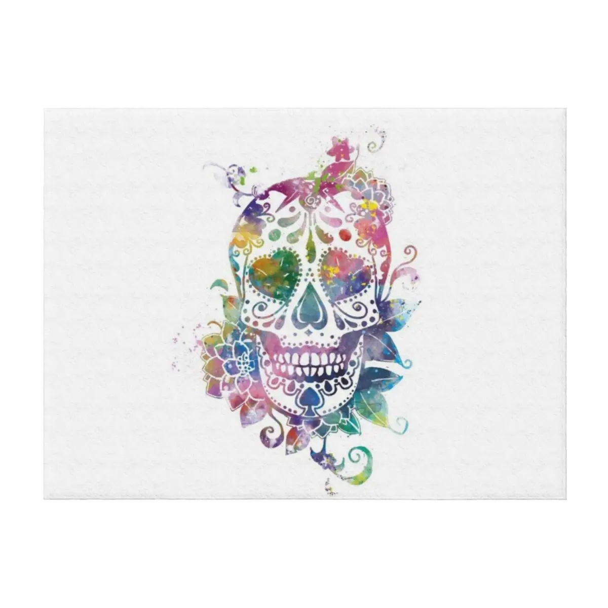 

Sugar Skull Throw Blanket Luxury Brand Bed covers blankets ands Cute Plaid Blankets