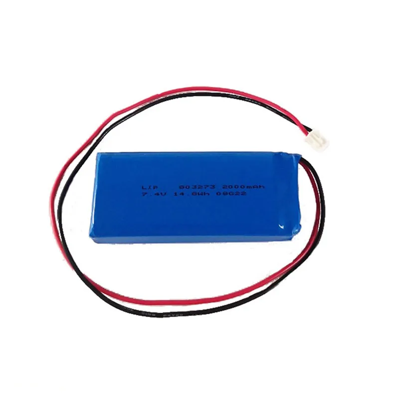 7.4v LIP-802273 2s 2000MAH batteria ai polimeri batteria ricaricabile agli ioni di litio lettore Audio batteria