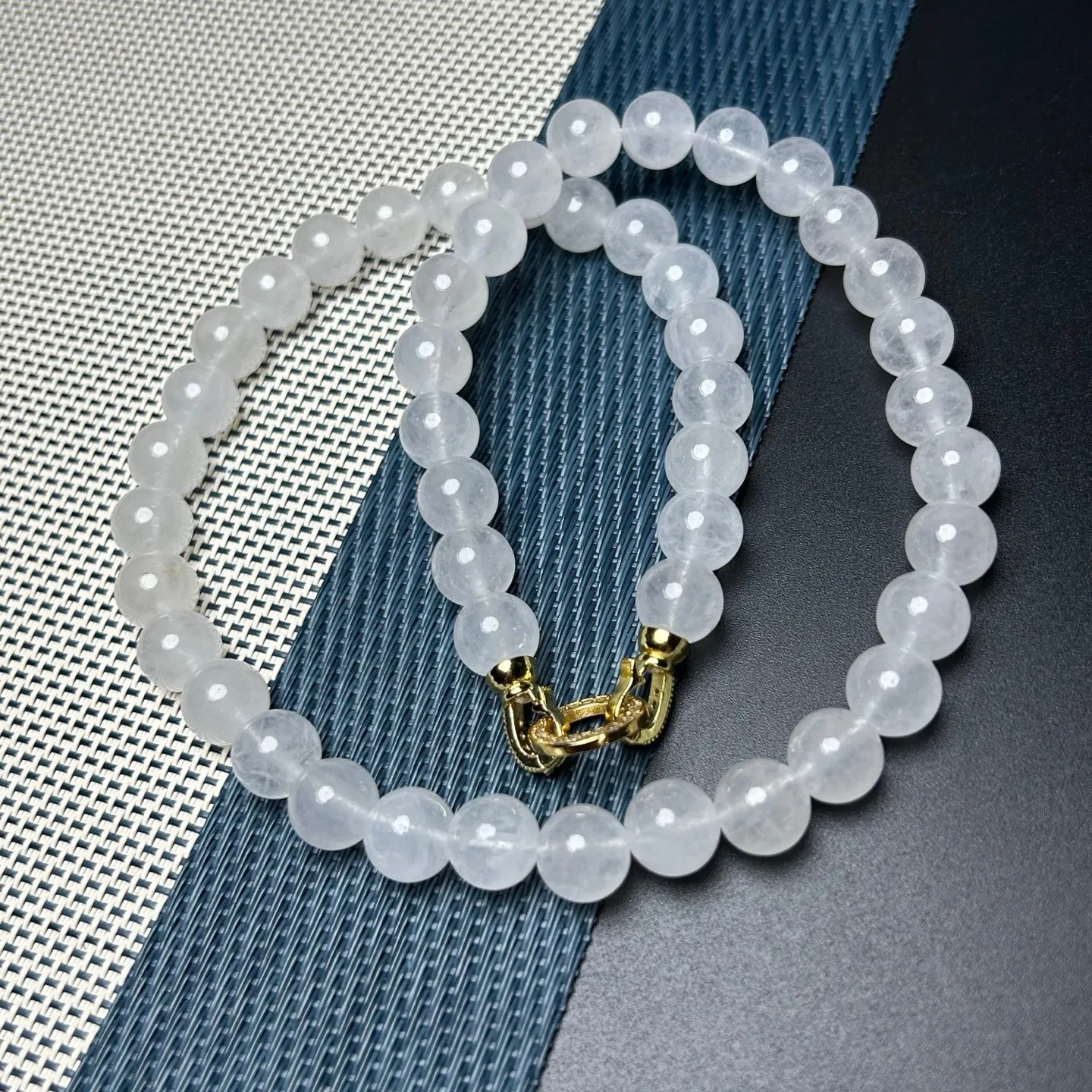 Real Natural Ice Myanmar Beads Jade jadeite Necklaces & Pendants 10MM