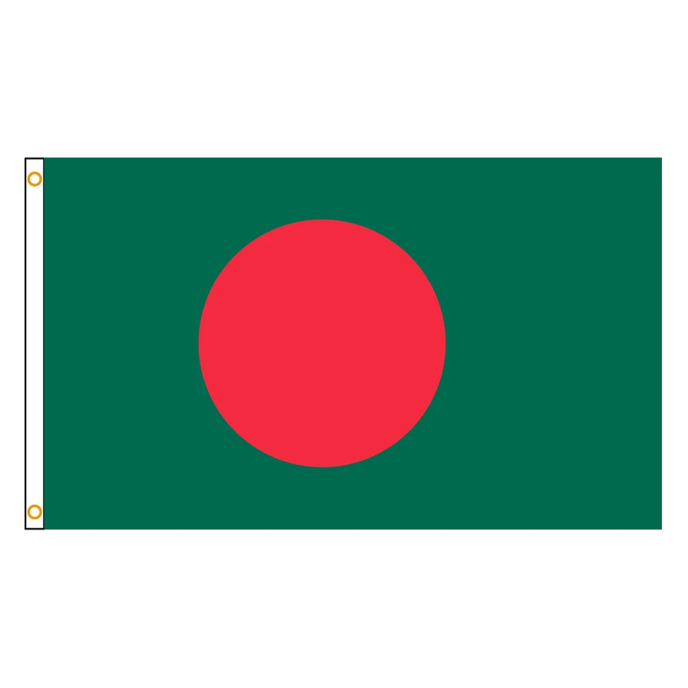 60×90 90x150 120×180CM Bangladesh Emblem Flag Polyester Printed Banner Tapestry For Decor