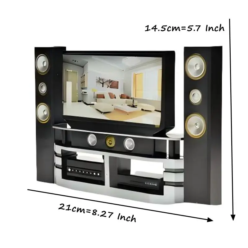 Simulation Sofa For Doll Kids Toys 12 Inch Dollhouse Furniture Miniature Doll House TV Table Girl' DIY Play Toy Birthday Gifts view 3