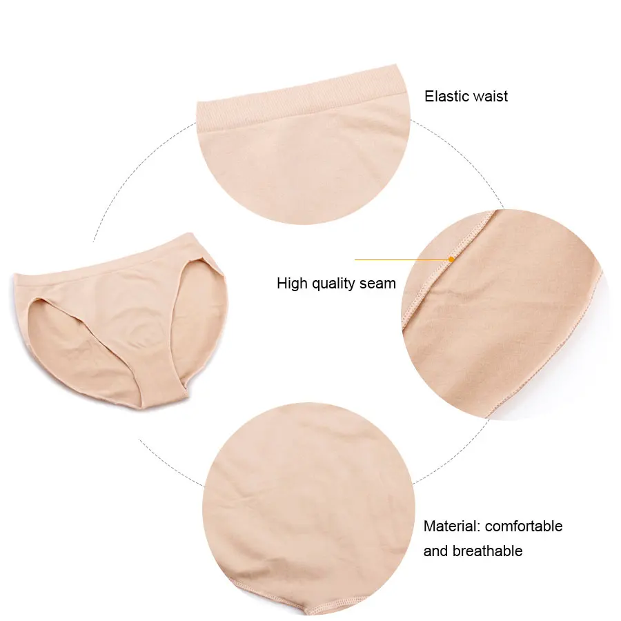 TIEJIAN Dance Adult Panties Cotton Ballet Dance Women High Fork Panties Elasticity Breathable Comfortable Bottoming Briefs