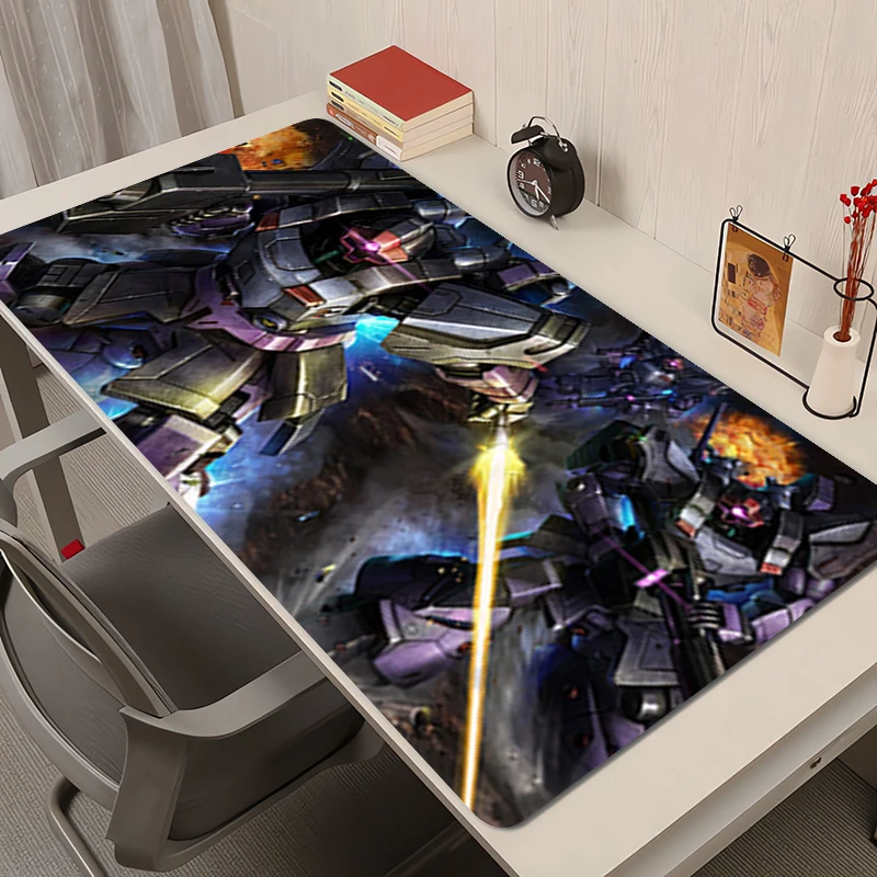 

Mouse Pad Office PC Accessories Extended Pad Anime Desk Mat Anti-slip Rubber HD Mousepad Mechanical Warrior Gundam Gaming Mats