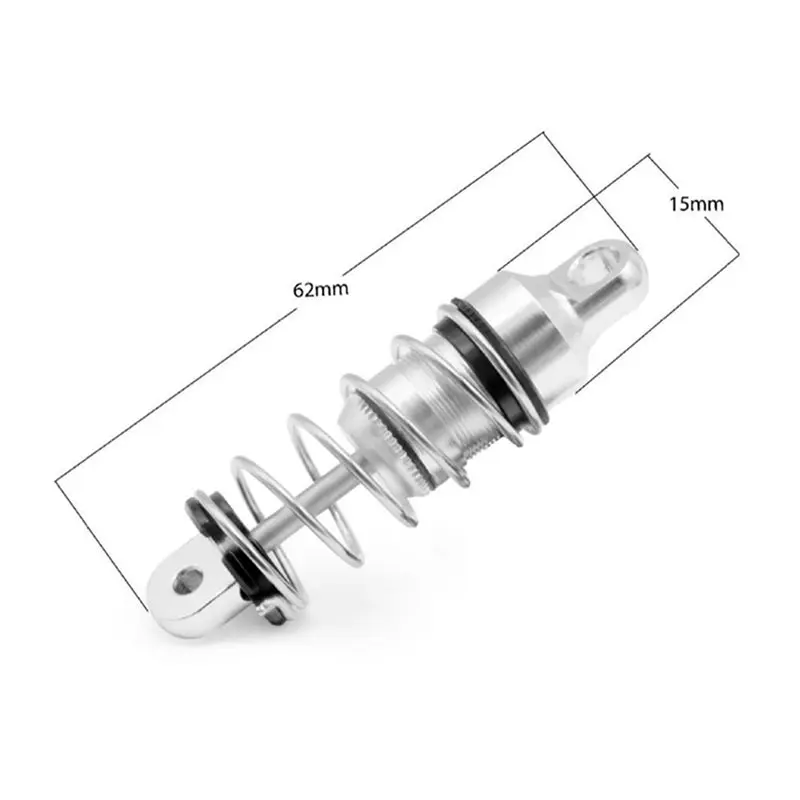 ABTJ-2X For 1/8 Jingshang Kyosho NSR500 Dedicated Metal Rear Shock Absorber RC Remote Control Motorcycle