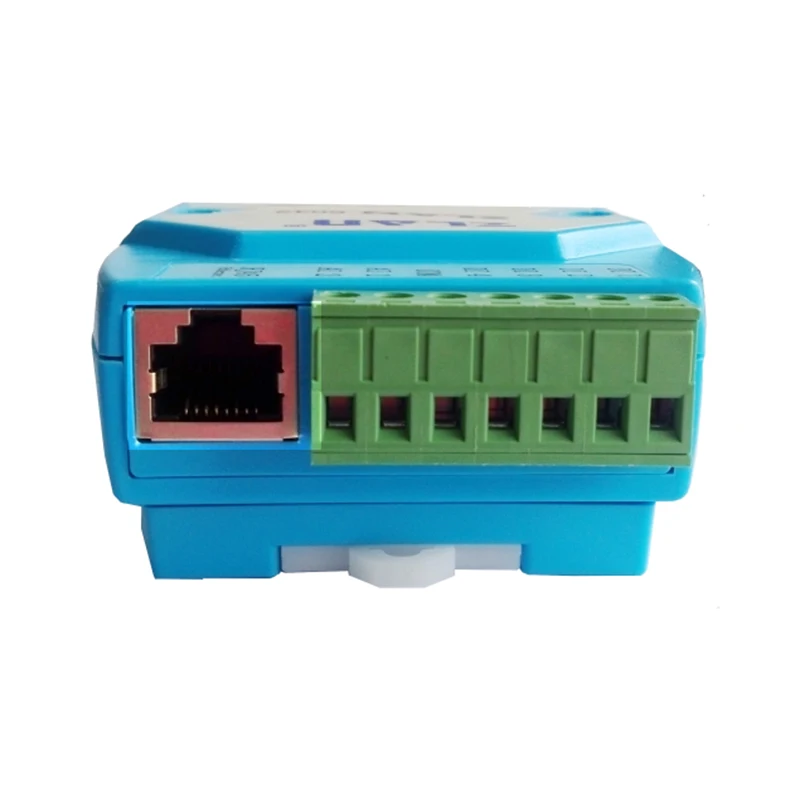 ZLAN6042 sieciowy zdalny Ethernet RJ45 Port IO kontroler Modbus TCP/RTU 4 kanały akwizycji A/D moduł I/O