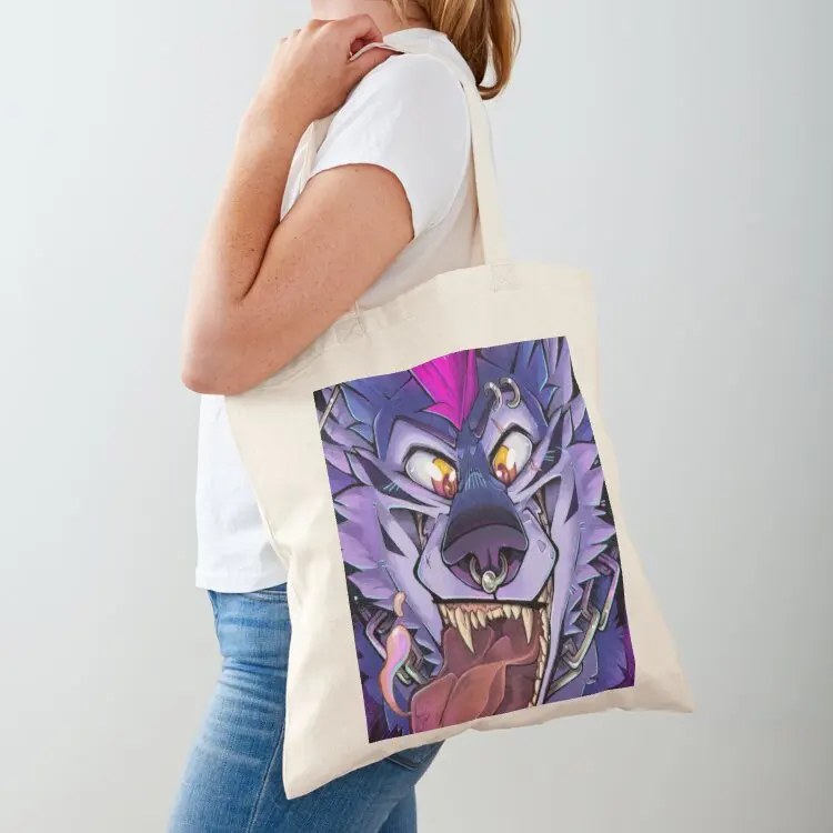 

Toothy Ponk Tote Bag canvas tote Women's bag tote bags aesthetic hand bag