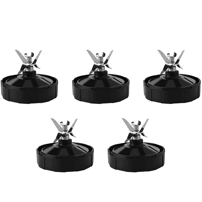 

5X For Ninja Blender Replacement Parts Assembly 7 Fins, Extractor Blade Blender Cup Parts For BL451 BL456