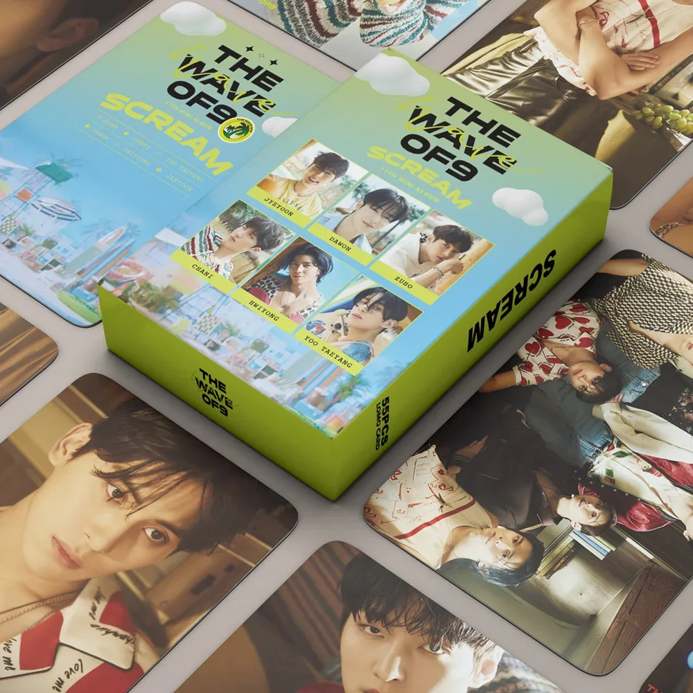 

55Pcs/Set Kpop SF9 Lomo Card New Album The Wave Of 9 Album Photo Print Cards Poster Picture Wholesale Collection Fans Gifts