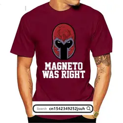 MAGNETO era RIGHT MUTANT COMIC SLOGAN X-MEN X MEN, camiseta de adultos, camiseta 3D para hombres, camisetas de algodón de talla grande