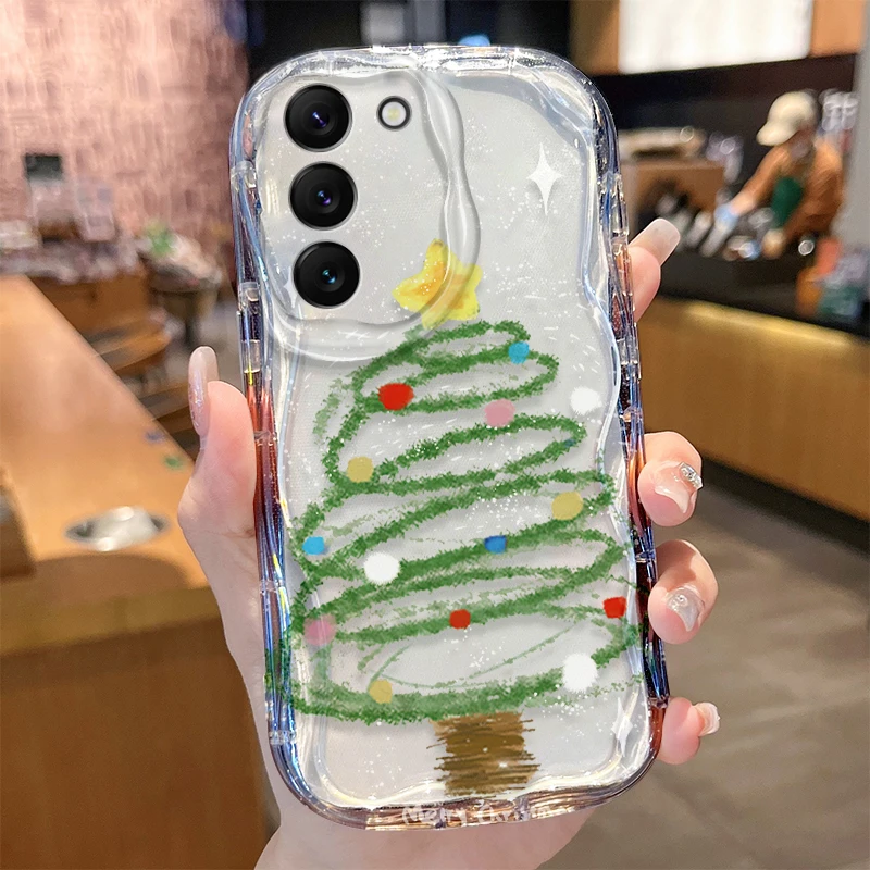 Weihnachtsbären-Hülle für Samsung Galaxy A53 A50 A50S A36 A35 A34 A32 A30 A26 A25 A24 A20 A16 A15 A06 A05S A05 M55 M54 5G