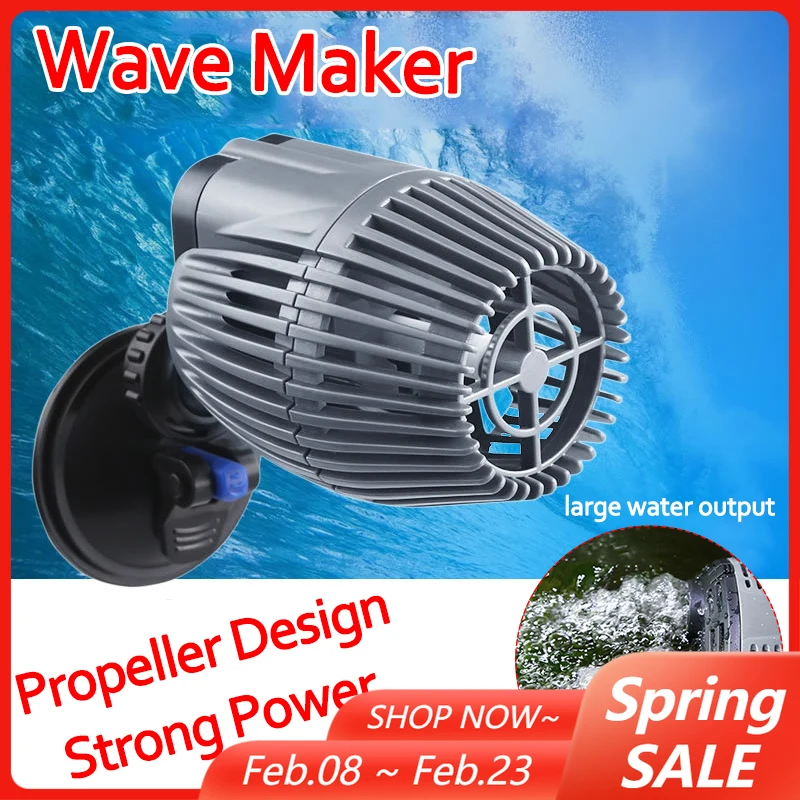 

220 В 4/6/8/12/24 Вт 360 ° Вращающийся волновой генератор Аквариумный волновой насос Водяной насос Погружной аэробный насос Насосы для циркуляции воды