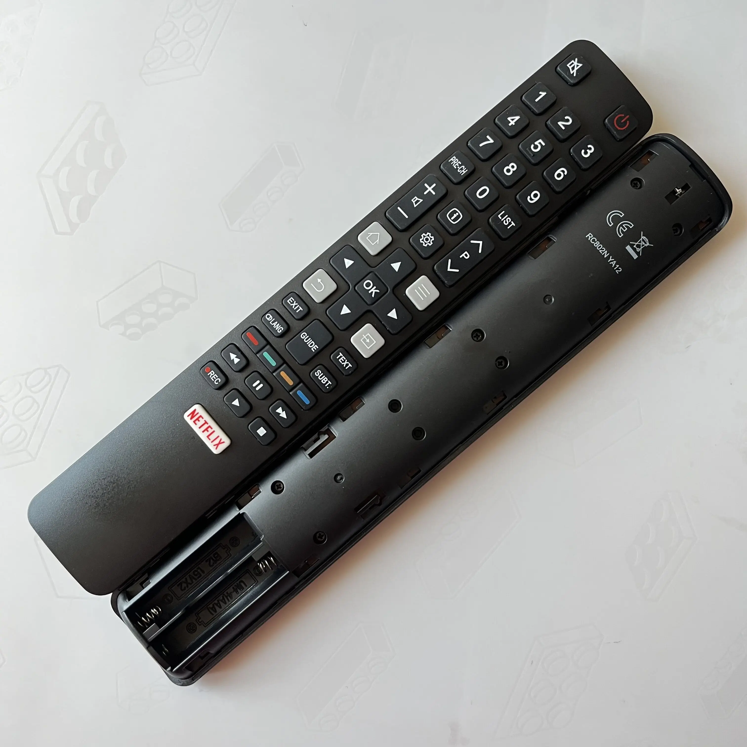 RC802N YA12 Remote Control for TCL Brand with RCE Function Compatible for RC802N YUL1 RM-L1508 replacement smart Remote Control