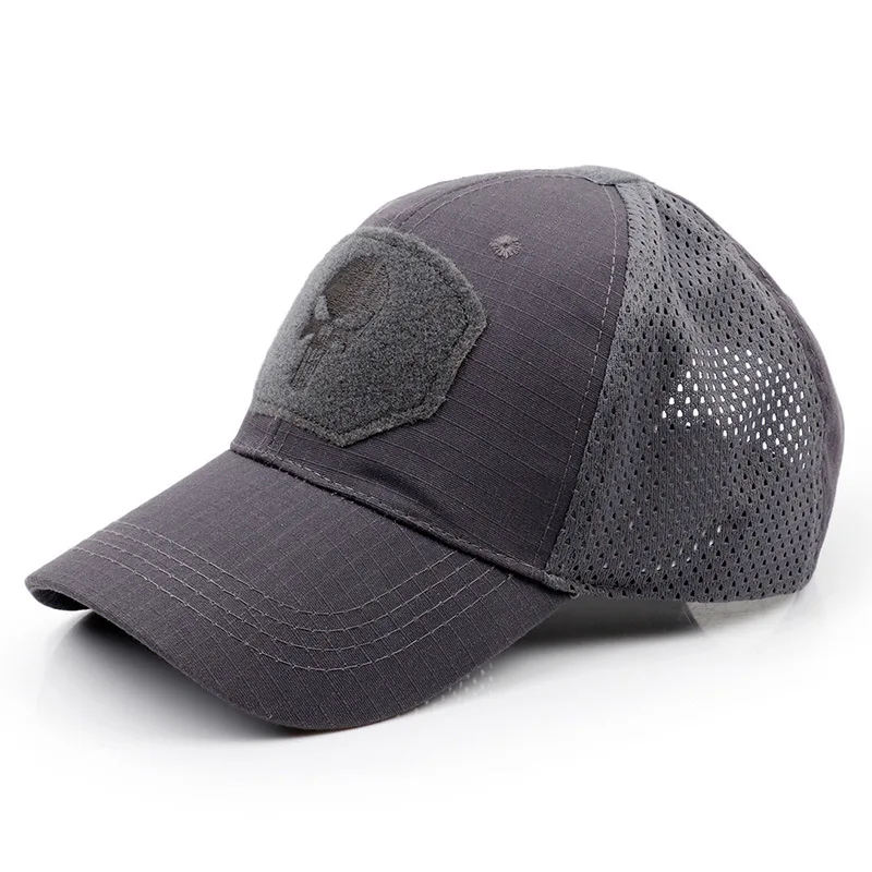 New Camo Baseball Cap, Military Tactical Outdoor Hiking Sun Visor Hat with Velcro Patch, Cross Border Stock