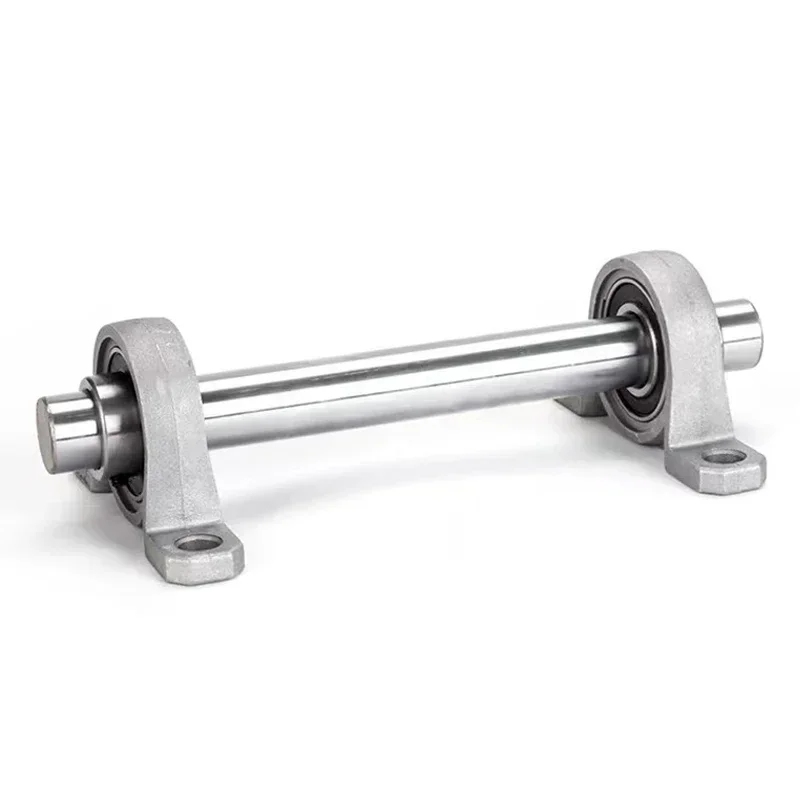 1PC 316SS Optical Axis Linear Rail Shaft OD 8 10 12 15 20mm 2PC KP/KPL Bore Ball Bearing Pillow Block Mounted Support Zinc Alloy