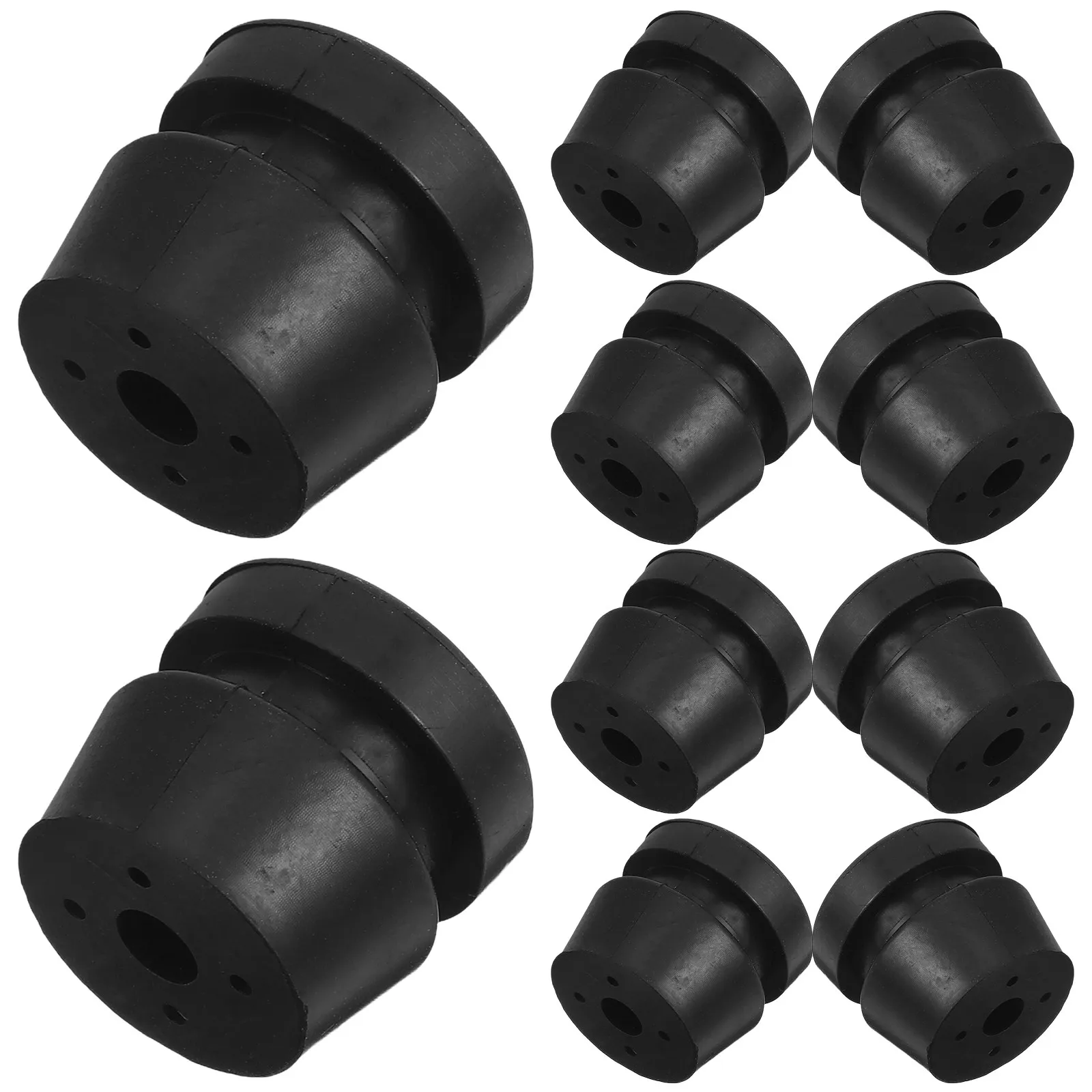 

10 шт. резиновых антивибрационных буферов для крепления цепной пилы, заменяемые кольцевые демпферы для рукоятки цепной пилы с креплением на винт