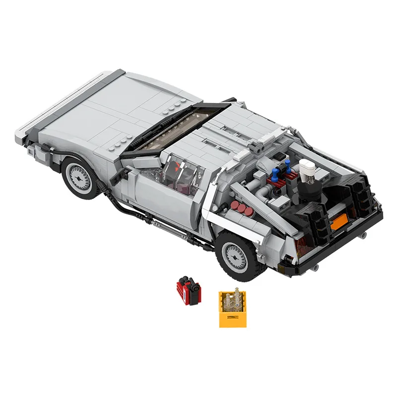 Buildmoc Dmc-12 Sports Car Building Block Toy Series Peripheral Combo Set Ornaments Kid And Men Birthday Collection Present 