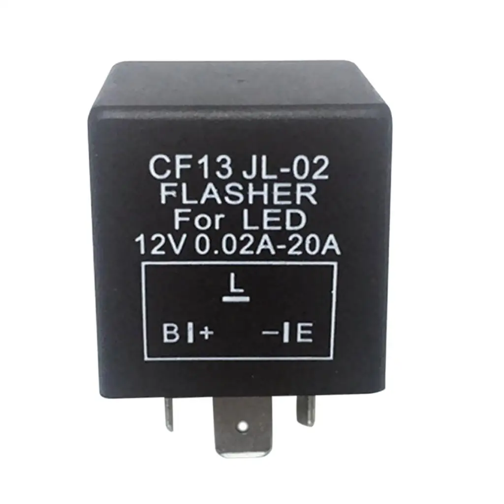 CF13 JL-02 3Pin Car Motorcycle Flasher Relay to Fix Turn LED Light