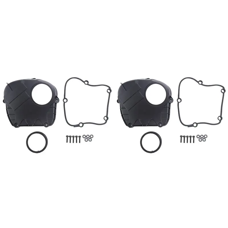 

2X 06H103269H 06H103269L Aluminum Engine Upper Timing Chain Cover With-Gasket For A3 A4 A5 VW Beetle Jetta Passat