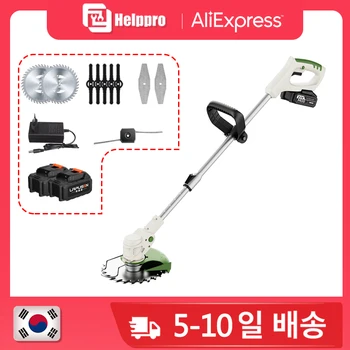 전기 잔디 트리머, 무선 잔디 예초기, 6 인치 자동 릴리스 스트링 커터, 마키타 배터리용 가지 치기 정원 도구, 21V