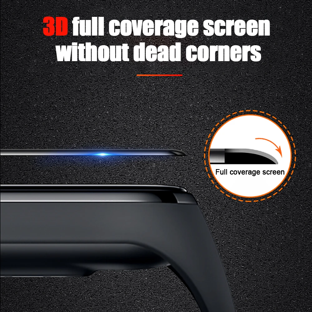 3/1Pcs 3D Full Edge Screen Protector for Xiaomi Mi Smart Watch Color Sports Smartwatch Protective Film Cover Screen Protection