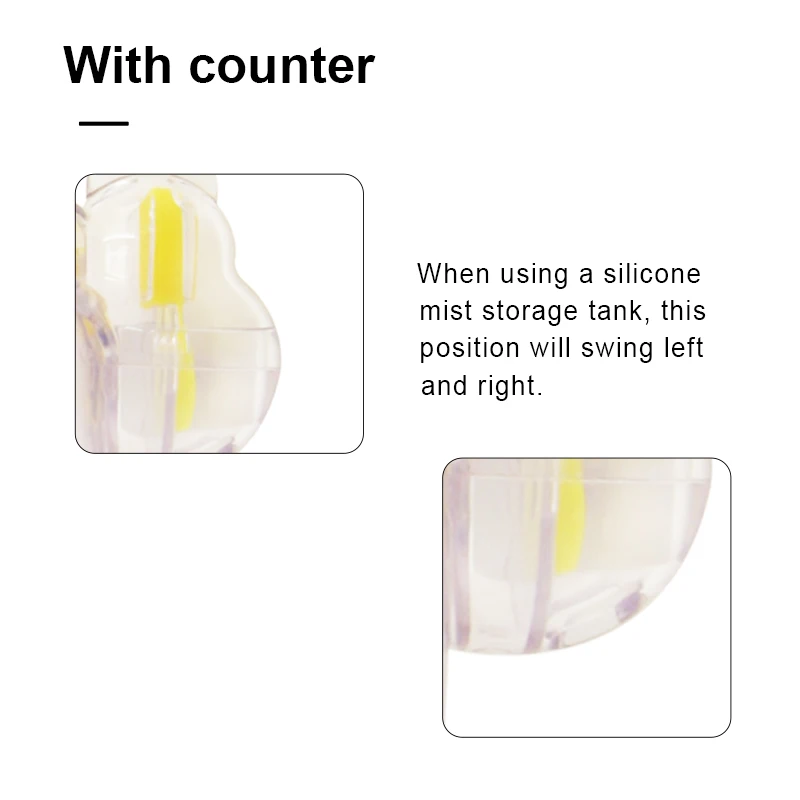 Aerosol Chamber Silicone Aerosol Inhaler Chamber Nebulization Bottle High Quality Asthma Spacer Inhaler for Adult Child Baby