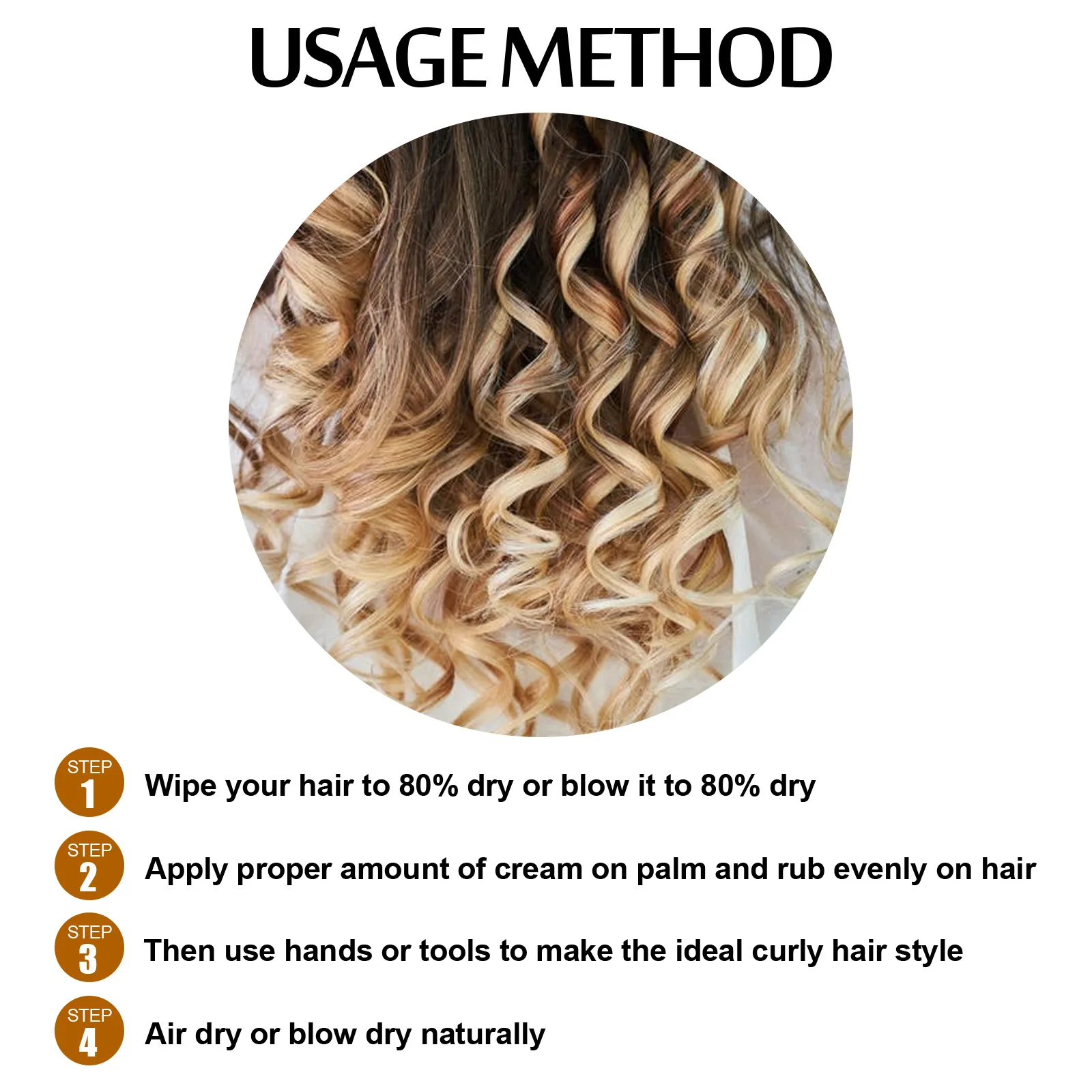 EELHOE Curly Elastin Mousse Nature Volume Styling Moisturizing Fluffy Repairing Styling Elastin Gel Cream Curly Wavy Hair Care