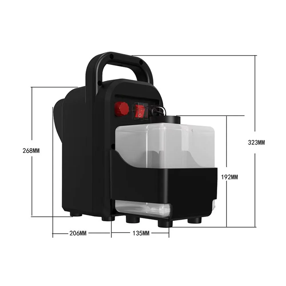 آلة الثلج بالتحكم عن بعد بقدرة 450 وات، آلة ندفة الثلج ذات درجة خارجية عن بعد، معدات DJ للمرحلة الاحترافية #6
