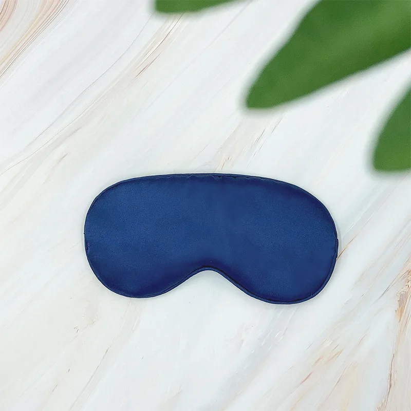 Máscara de dormir dupla face tipo seda para proteção ocular, bloqueio de luz para cochilo, viagens e viagens aéreas.