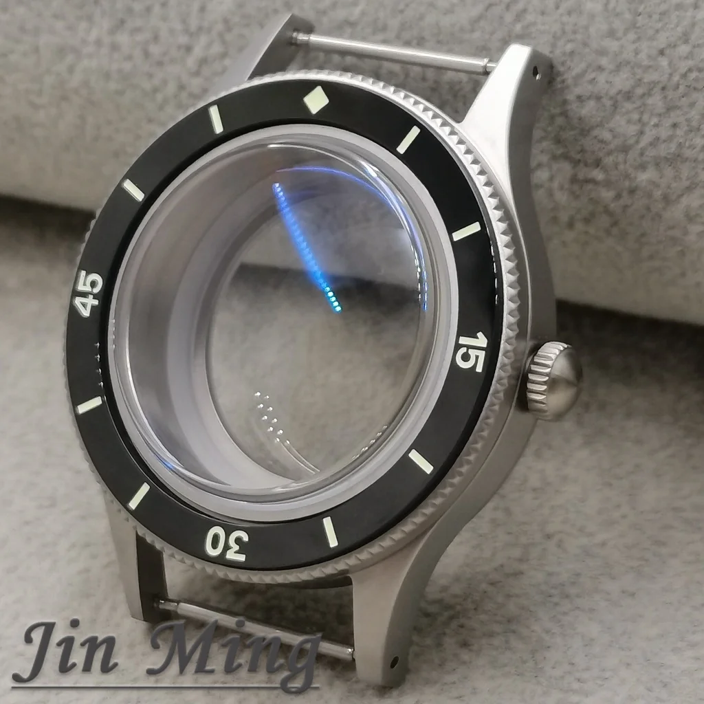 High-quality 40mm Titanium Watch Case, Suitable Of NH34, NH35,NH36 Movements, Featuring Double-Layer Coated AR Sapphire Glass