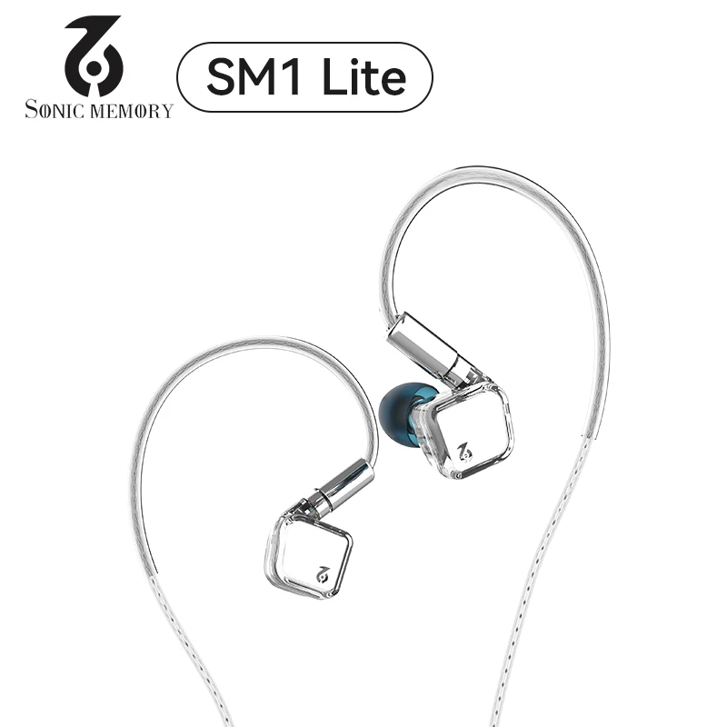 SonicMemory SM1 Lite Wired Headphones HiFi 10mm Dynamic Driver in-Ear Earphones with 0.78mm 2pin 3.5mm Plug