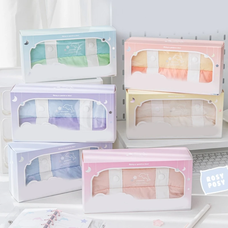 Handheld Pencil Case Large Capacity Pencil Pouch Soft Marker Pen Case Aesthetic Pen Bag Simple Stationery Bag image 5