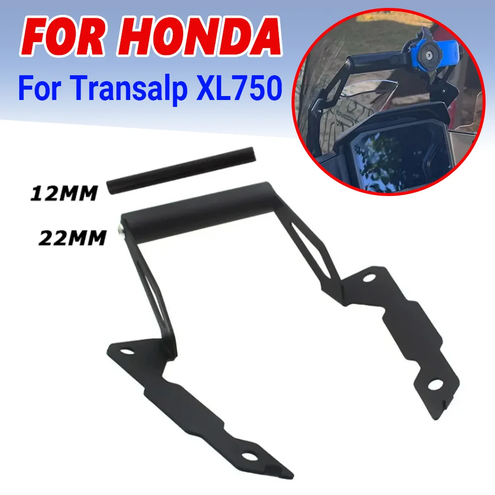 

For Honda Transalp XL750 XL 750 2023 2024 2025 Motorcycle Accessories Phone GPS Navigation Plate Bracket Windshield Stand Holder
