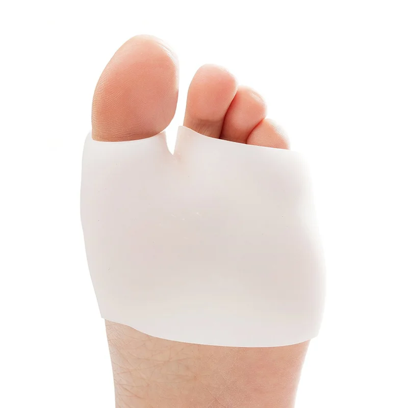 1 par meninas mulheres barriga ballet meia sapatos divididos sola macia pata dança pés proteção toe almofada bem pés pé