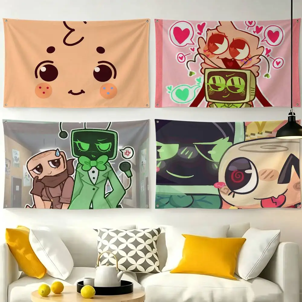 Dandys World Goob Vee Shelly-yy  Flag Suitable For Party Club Outdoor Interior Wall Decoration Banner Fans Gift