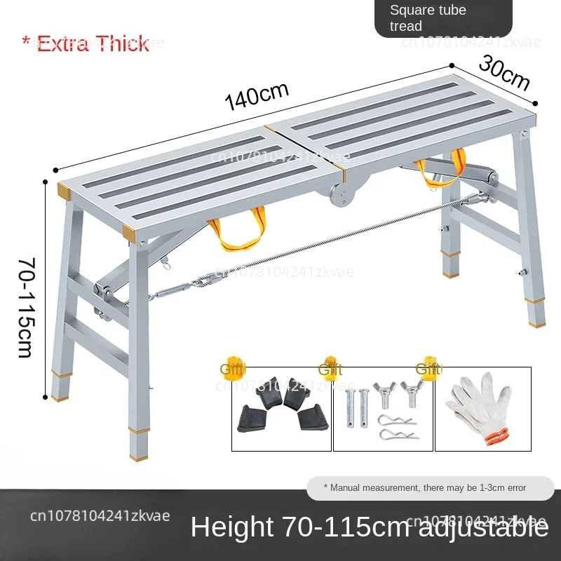 Folding horse stool scaffolding elevator decoration engineering ladder blow be bored with child stirrup, thickening shelves