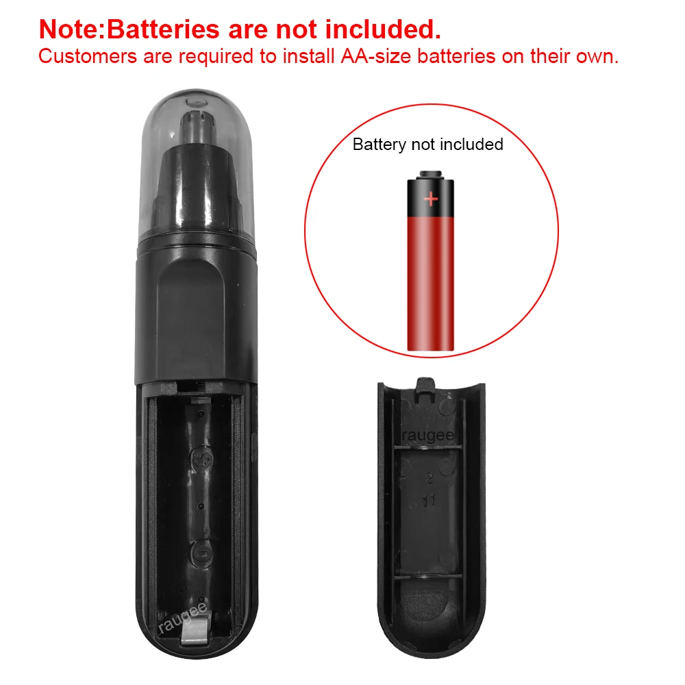 Electric Nose Hair Trimmer Battery Powered Travel Portable Nose Hair Cutter Mini Clipper For Men Eyebrow Ears Nose Hair Trimmer image 5