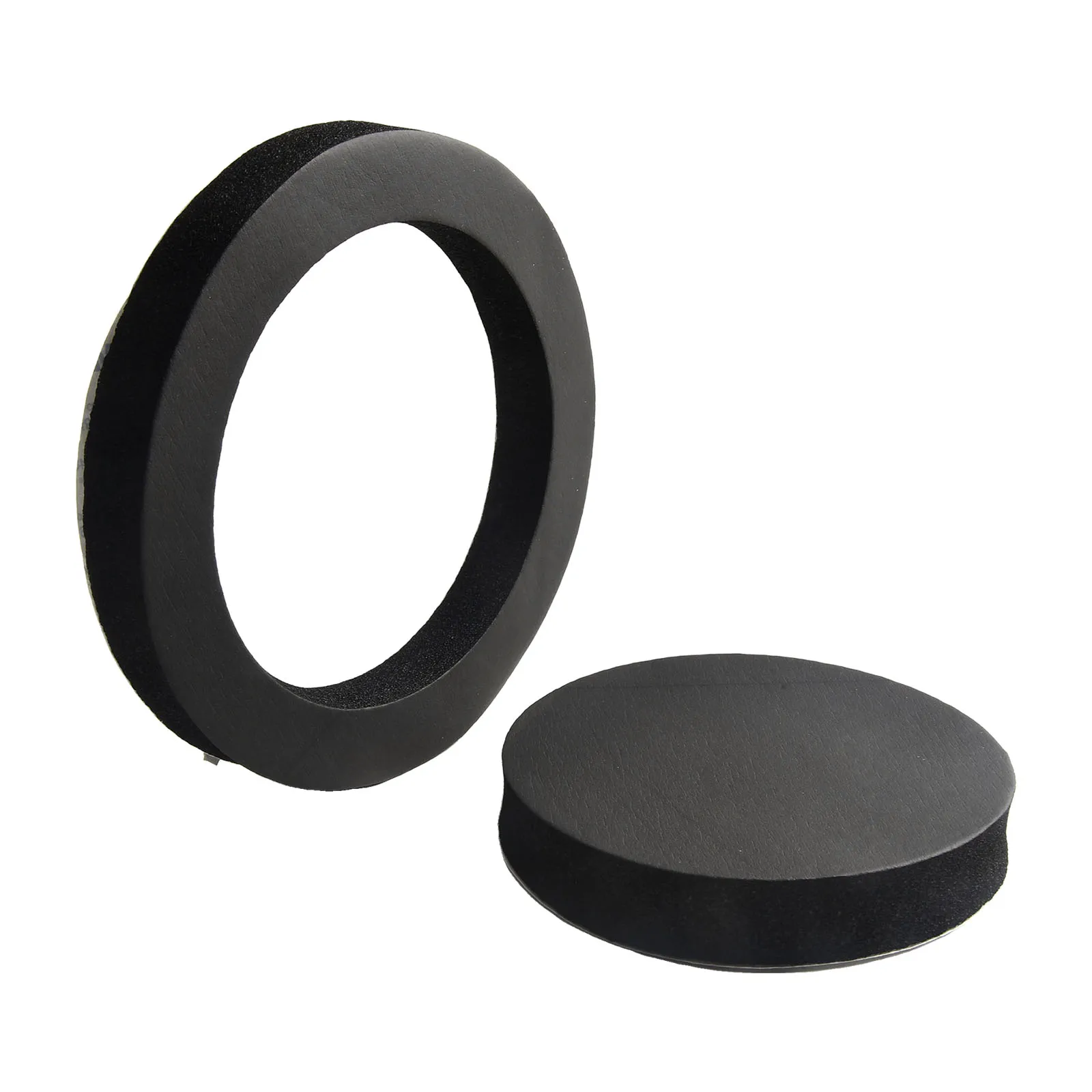 Black Car Speaker Soundproof Rings Speaker Vibration Reducers Perfect Fit Black Soundproof Foam Easy Installation