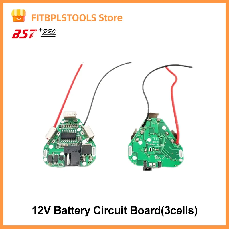 Alat Listrik 3S 12V DC Daya Bor Lithium Tangan Papan Pelindung Baterai Li-ion Sirkuit BMS 18650 3 Paket Sel Modul PCB 20A