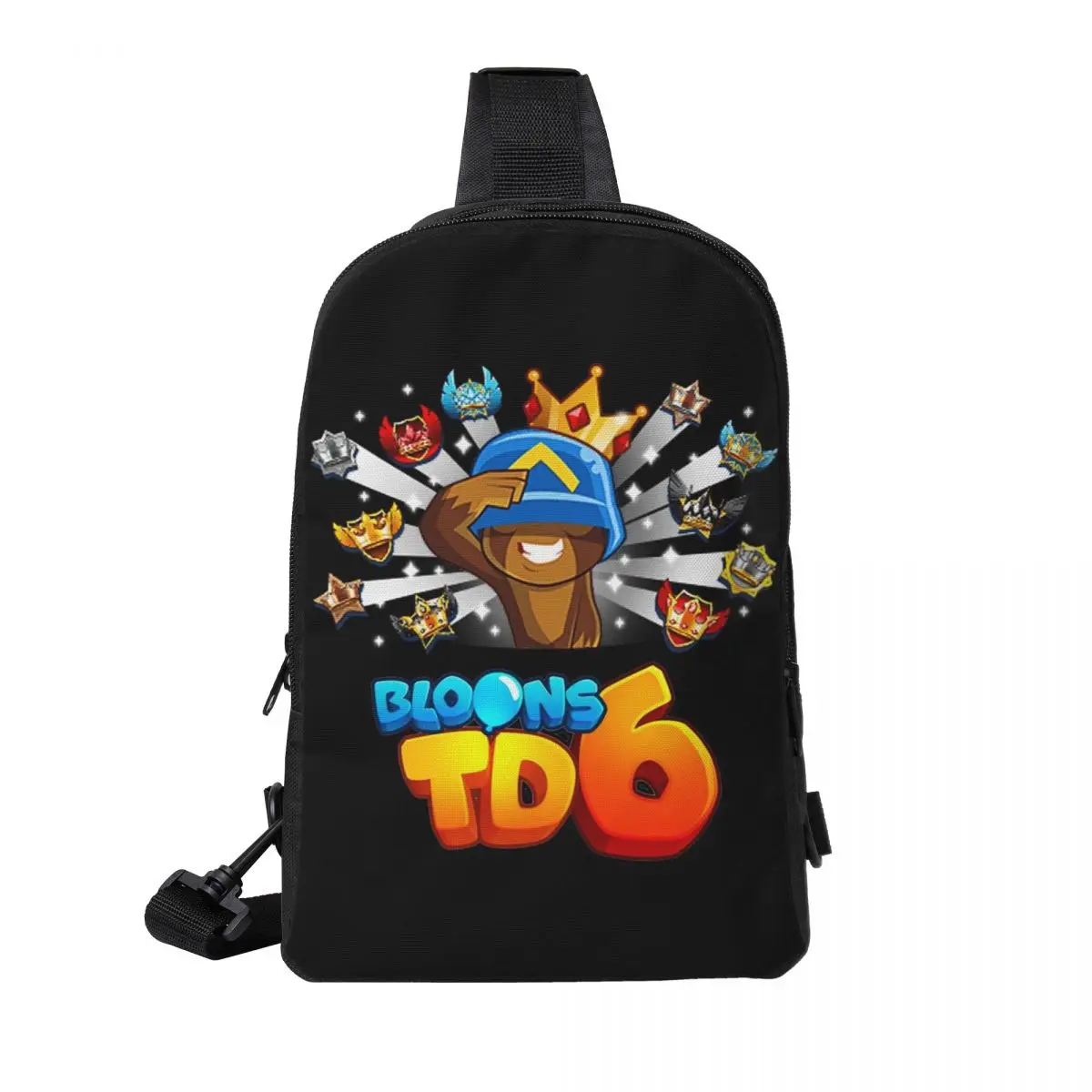 

Bloons Td 6 For Kids Chest Bag Men Sling Crossbody Backpack Chest Bag Traveling Hiking Daypack Shoulder Bag
